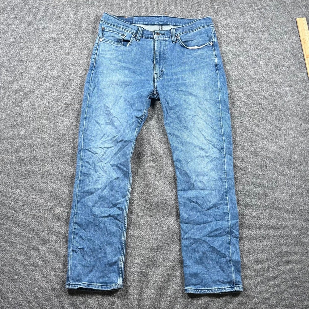 Levi's Jeans Mens Size 34x30 Blue 511 Slim Fit Denim Stretch Casual Stain